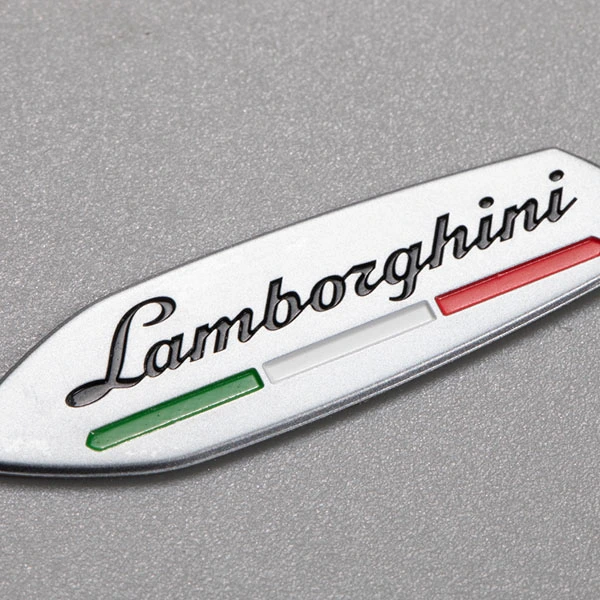 custom electroform logo label 3d metal name plate nickel sticker