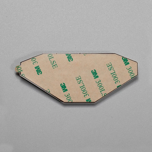 custom Logo 3d Embossed Label glossy matt Metallic Stickers China sign supplier