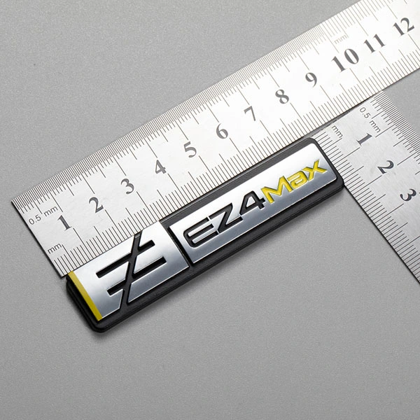 Electroplated Car label