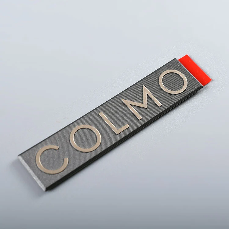 Electroforming Nickel Metal Sticker Logo Label