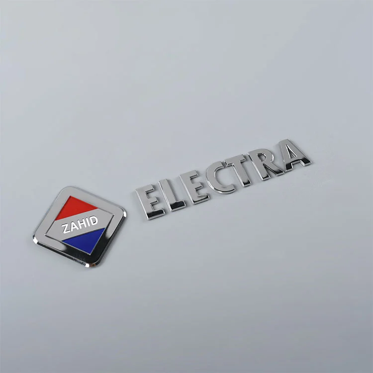 3D Metal Plate Sticker