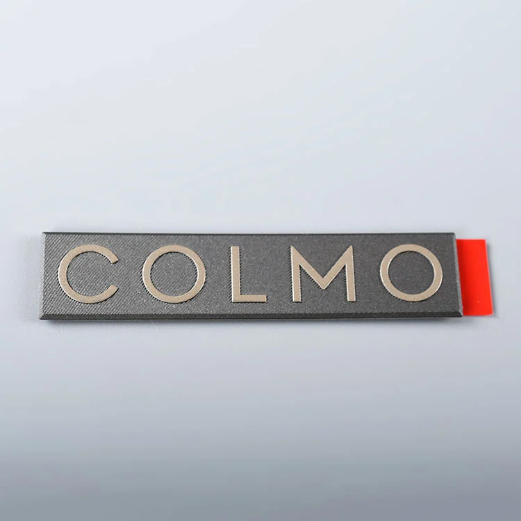 Electroforming Nickel Metal Sticker Logo Label
