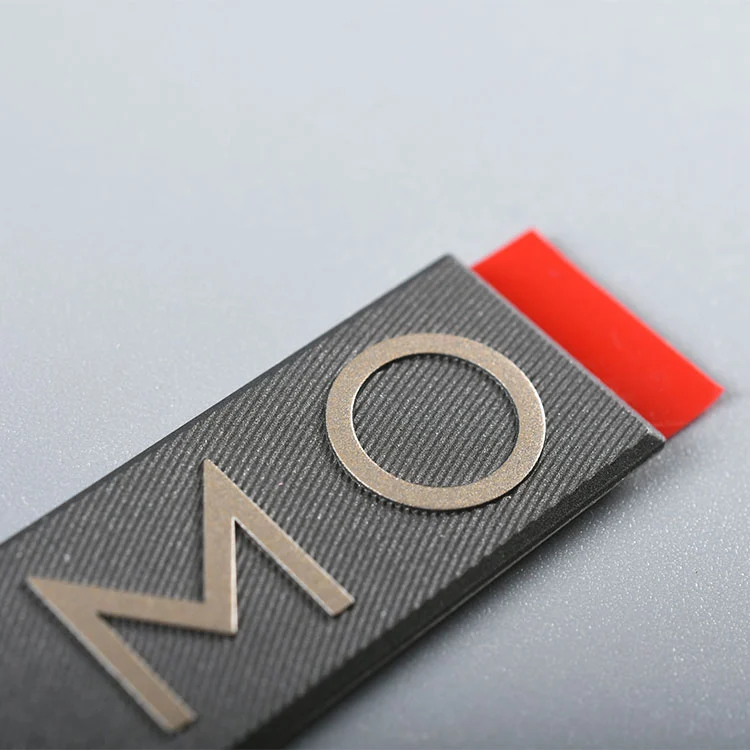 Electroforming Nickel Metal Sticker Logo Label