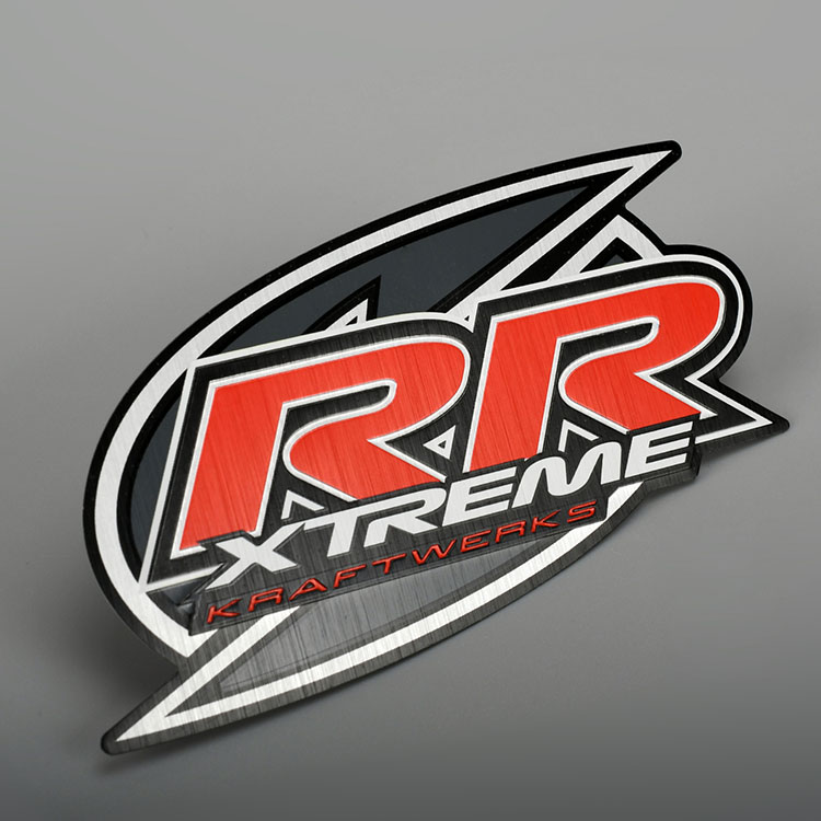 Printed Silver  Aluminum Sticker