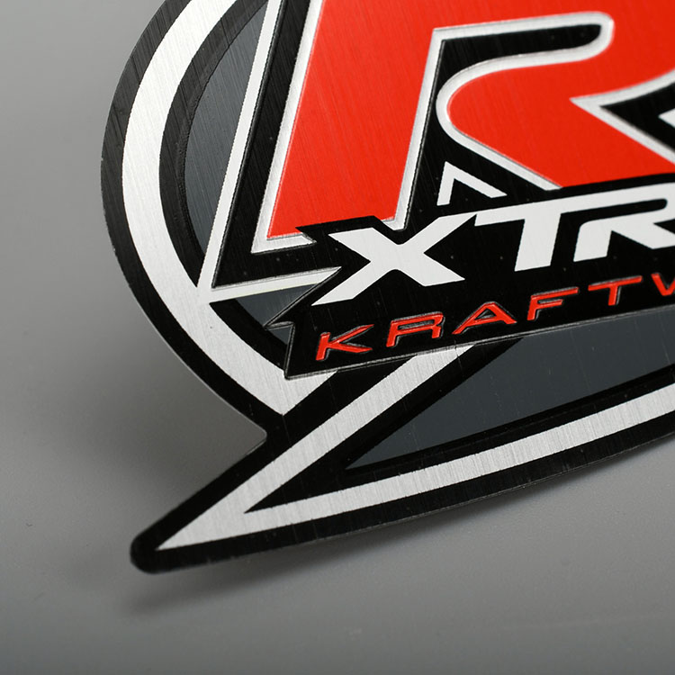 Printed Silver  Aluminum Sticker