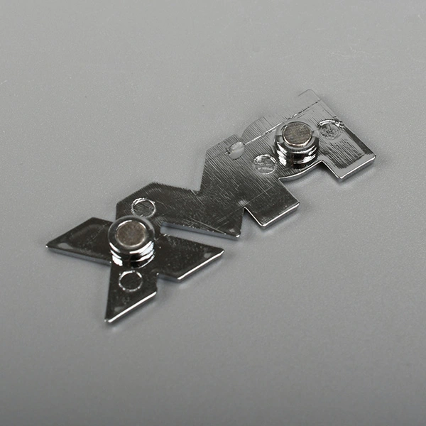Chrome emblem 3D logo sticker