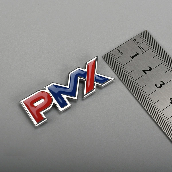Chrome emblem 3D logo sticker