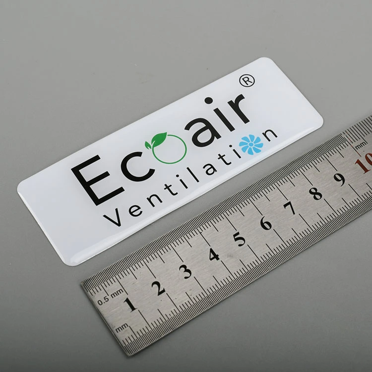 3D Logo Resin Epoxy Sticker
