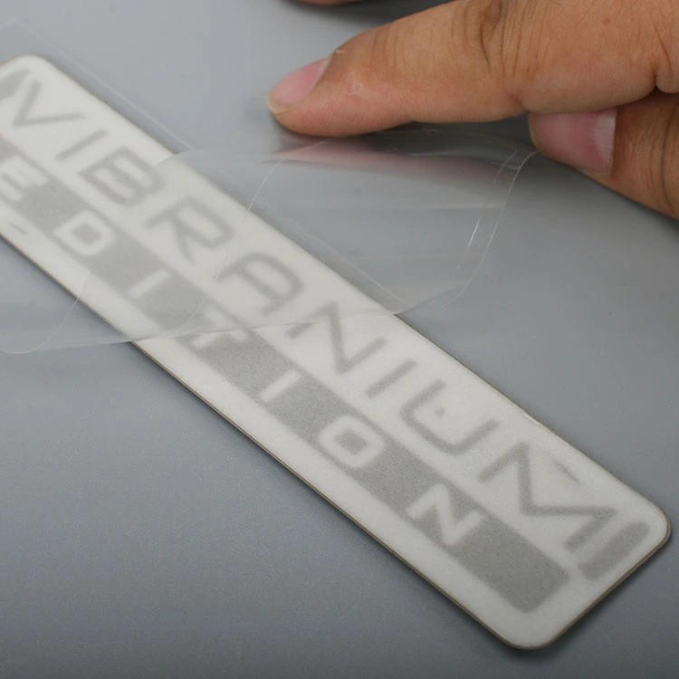 Electroform Metal Label Nickel Logo Sticker