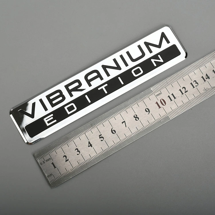 Electroform Metal Label Nickel Logo Sticker