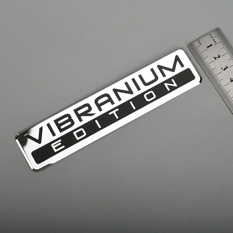Electroform Metal Label Nickel Logo Sticker