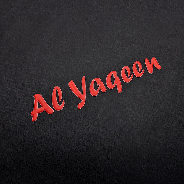 Letters 3D Soft Sticker