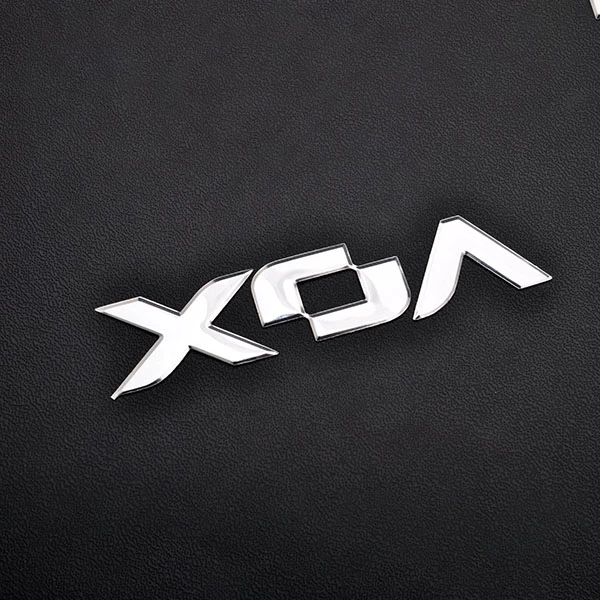 Plating Adhesive 3D soft Sticker