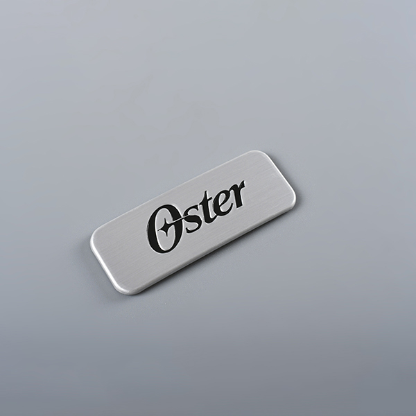 Engraved logo metal Tags