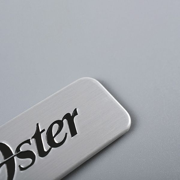 Engraved logo metal Tags