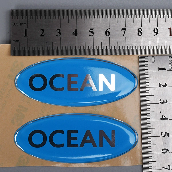 3D Dome Epoxy Resin Sticker