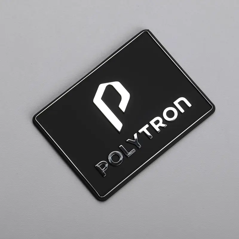 3D Electroform Logo Label
