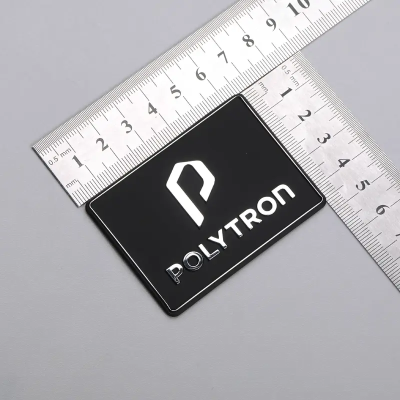 3D Electroform Logo Label
