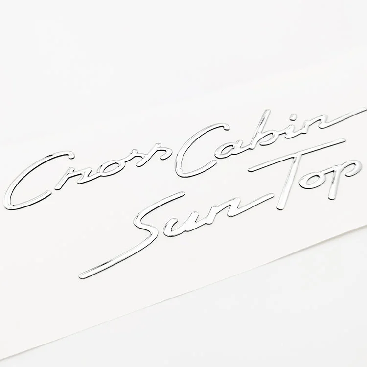 3D Gel Soft Plastic Brand Labels