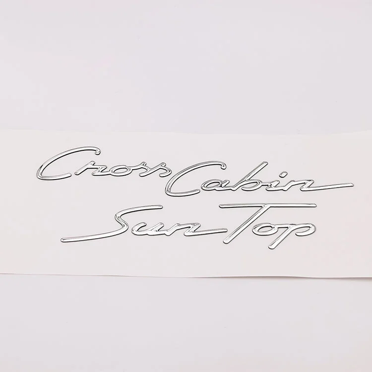 3D Gel Soft Plastic Brand Labels