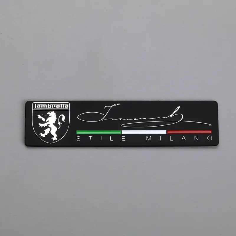 3D Metal Nickel Label
