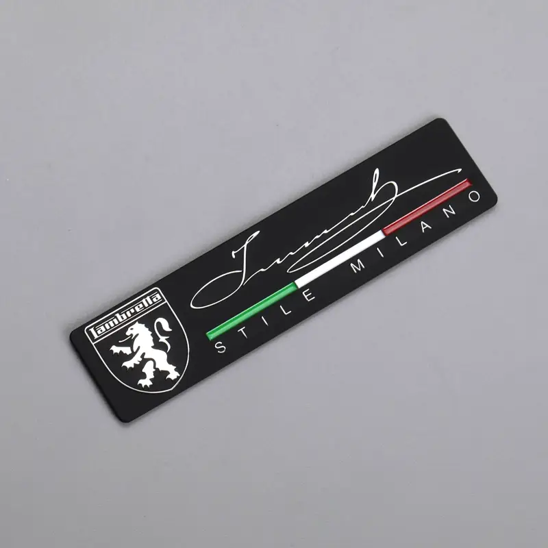 3D Metal Nickel Label