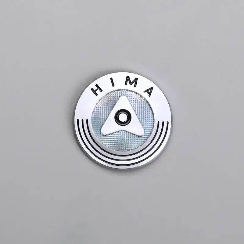3D Metal Nickel Sticker
