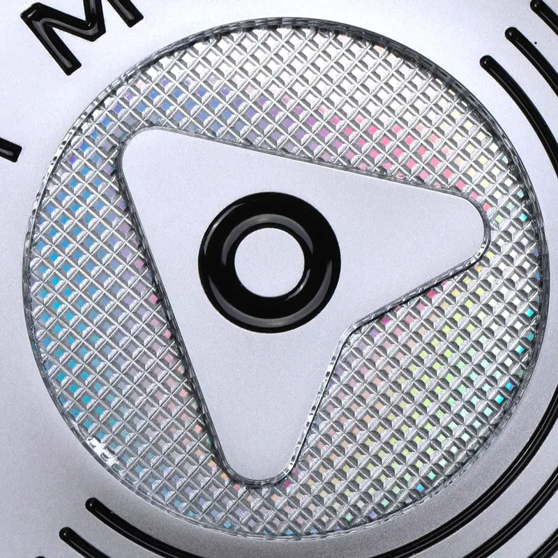 3D Metal Nickel Sticker