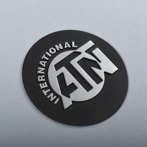 3D nickel label Sticker