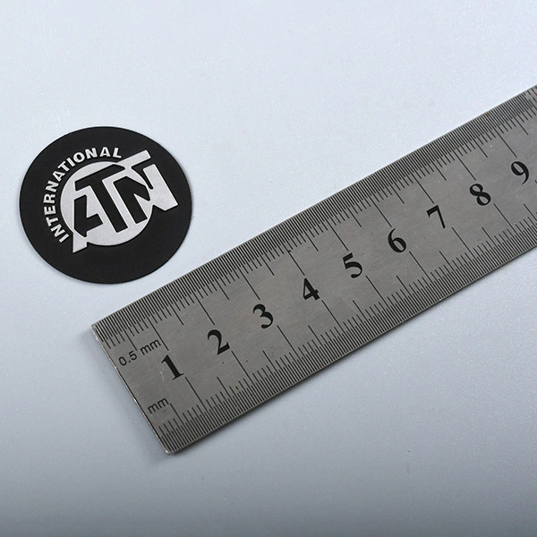 3D nickel label Sticker