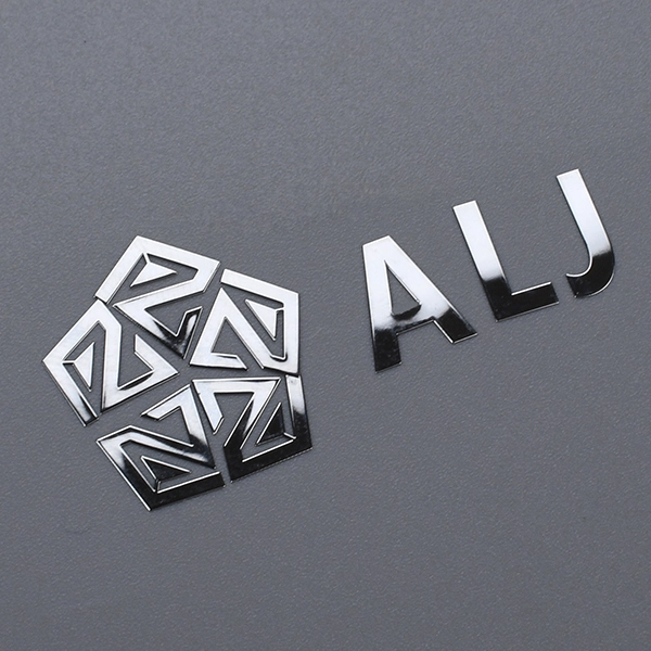 Adhesive Electroplated Nickel Label