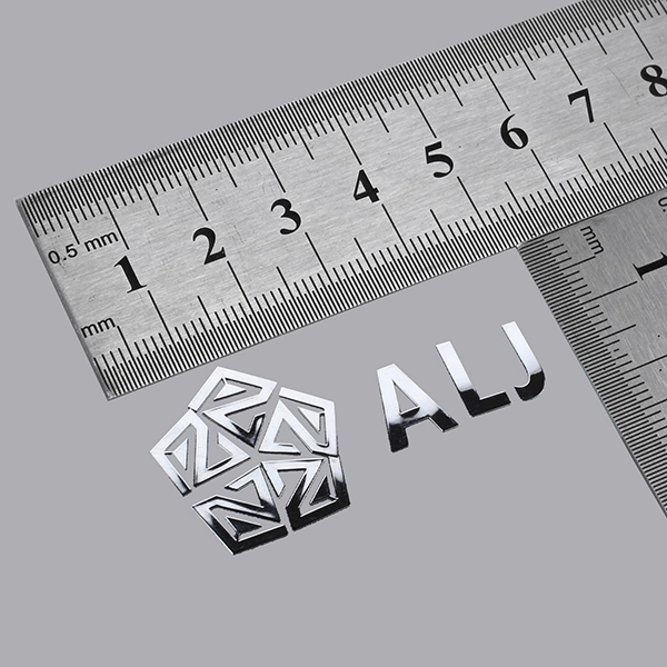 Adhesive Electroplated Nickel Label