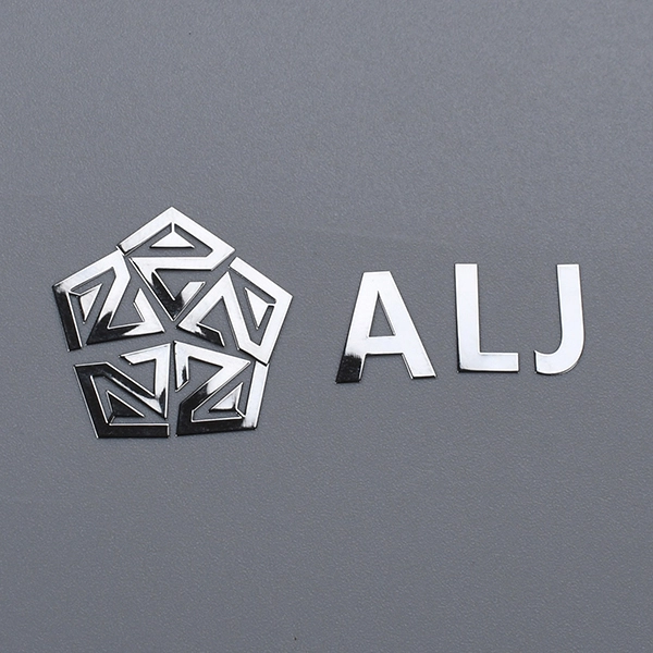 Adhesive Electroplated Nickel Label