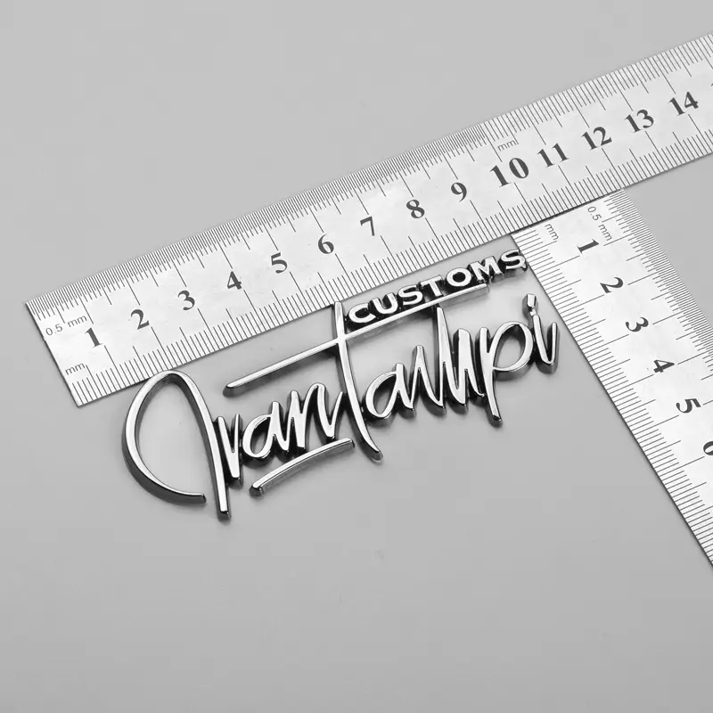 Chroming ABS sticker