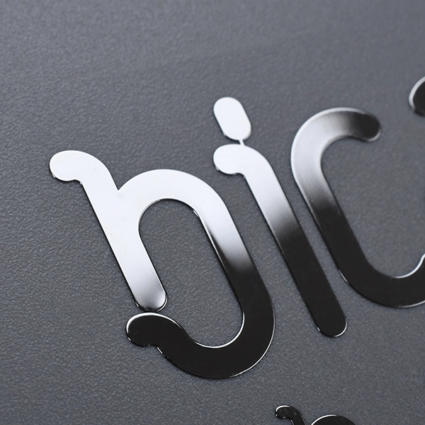Nickel Logo Sticker for Machine
