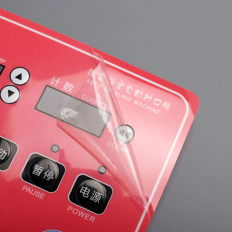 PET Control Panel with Graphic Overlay