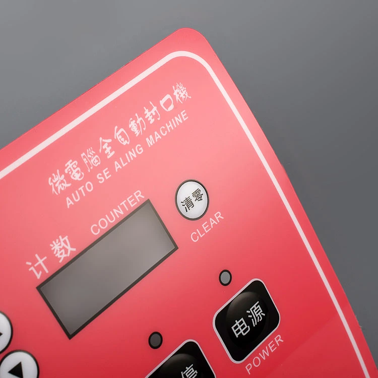 PET Control Panel with Graphic Overlay