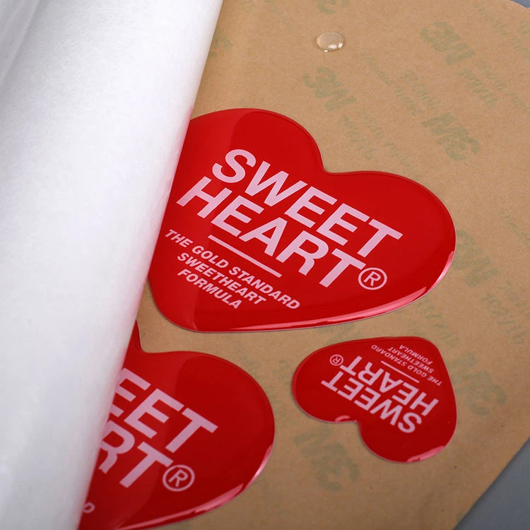 Love Epoxy Resin Sticker