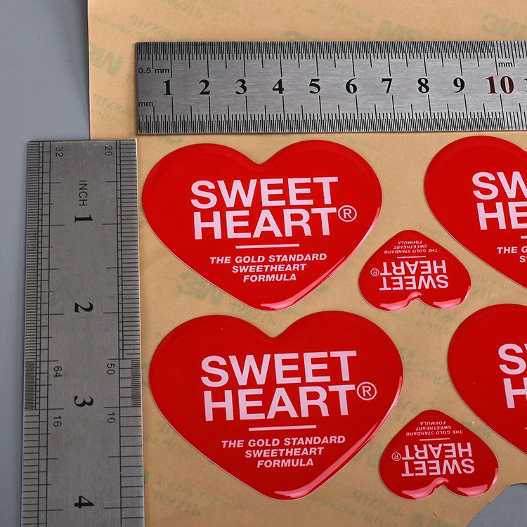 Love Epoxy Resin Sticker
