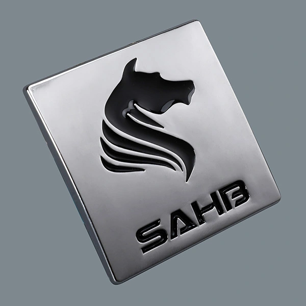 Electroplated Chrome ABS Sticker