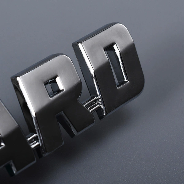 Plastic Car Auto Emblem Stickers