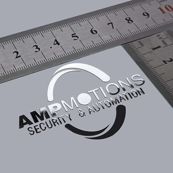 Electroforming Logo Sticker