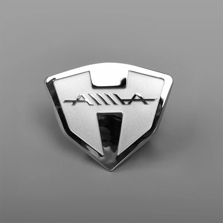 Electroform 3D Metal Logo Labels Sticker