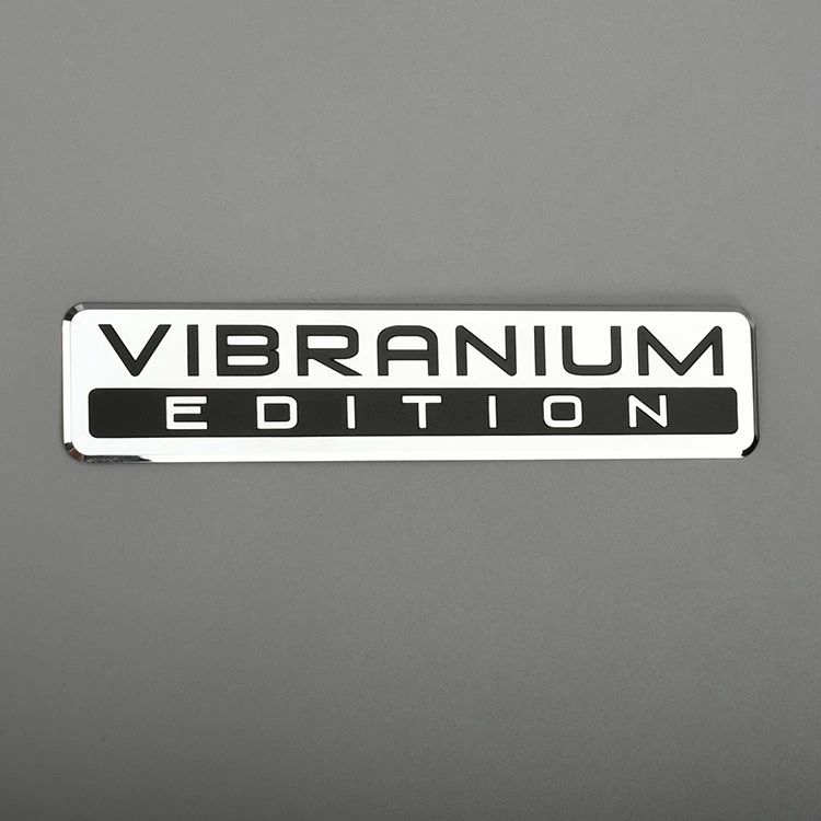 Electroform Metal Label Nickel Logo Sticker