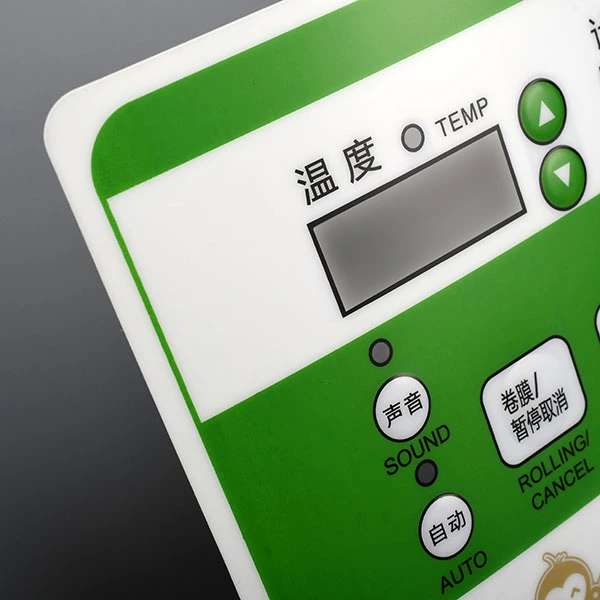 Front Control Panel Sticker