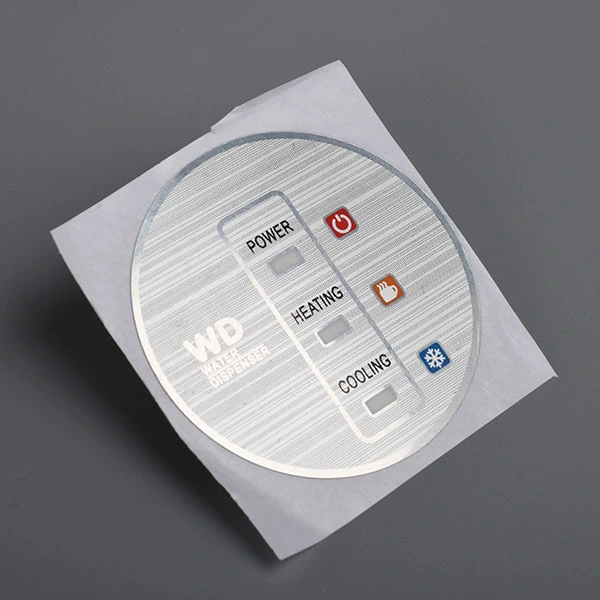 Glossy Membrane Label Matte Front Control Panel Sticker