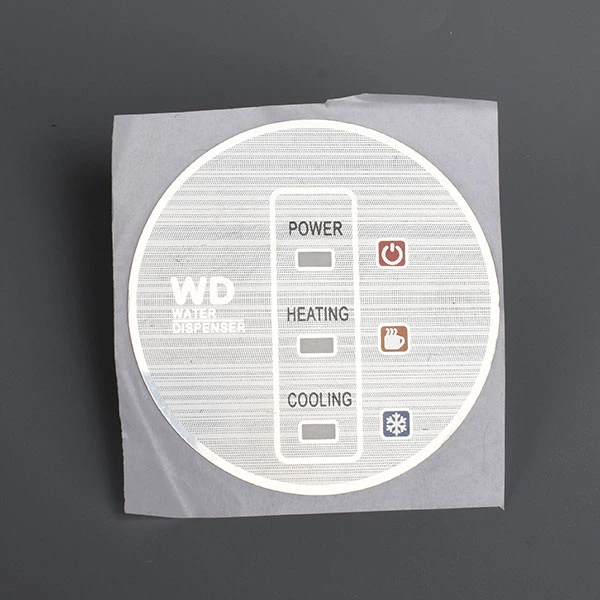 Glossy Membrane Label Matte Front Control Panel Sticker