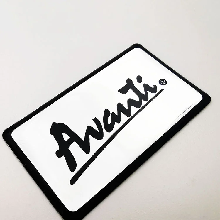 Epoxy Resin Name Stickers