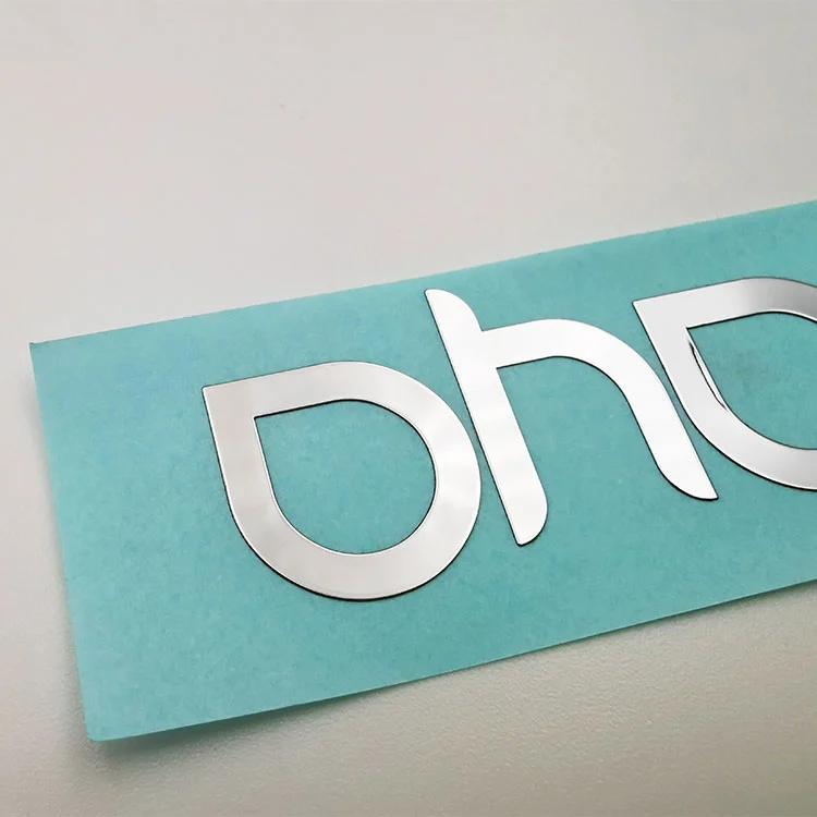 Logo Nickel Metal Sticker Label