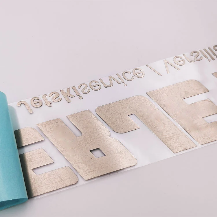 Metal Nickel Logo Label Sticker
